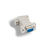 Picture of KENTEK DB9 9 Pin Female to HD15 VGA 15 Pin Male Video Adapter Changer Coupler for Multi-Sync Molded RS-232