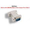 Picture of KENTEK DB9 9 Pin Female to HD15 VGA 15 Pin Male Video Adapter Changer Coupler for Multi-Sync Molded RS-232