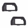 Picture of EP-15 Eyepiece Eyecup Viewfinder Eye Cup for Olympus OM-D E-M10 Mark II III/E-M5 Mark II Silver/Black Digital Cameras (2-Pack), ULBTER Viewfinder Eye Cup Cover EM5 EM10 MarkII MarkIII