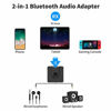 Picture of Bluetooth 5.0 Transmitter Receiver, VR robot 2 in 1 Wireless 3.5mm Bluetooth Adapter?Portable Low Latency Audio Adapter for Home Stereo Music Streaming Sound System,TV, PC, DVD Projector, Car