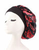 Picture of Silk Hair Bonnets for Black Women Jumbo Sleeping Cap for Natural Hair Floral Print Wide Band Nightcap