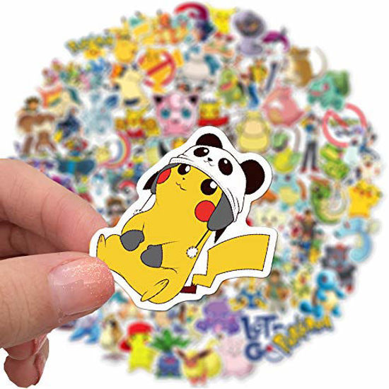 FMVIOL Pokemon Anime Stickers, 100PCS Cute Pikachu Vinyl India