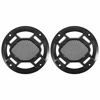 Picture of X AUTOHAUX 2pcs 3" Car Metal Audio Speaker Grill Cover Mesh Woofer Horn Guard Decorative Irregular Grille Protector Black