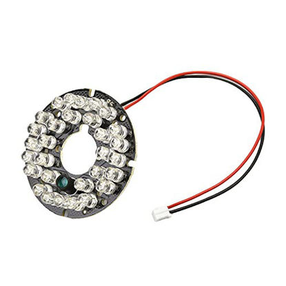 Picture of Othmro 30 LED IR Infraed Board 120Degrees Round Plate Illuminator Board Bulb for CCTV Security Camera 1pcs