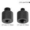 Picture of Camera Screw Adapter Thread 1/4" Male to 3/8" Female and 3/8" Male to 1/4" Female Adapter Set for Camera Monitor, Tripod, Mount