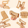 Picture of Hair Claw Clips 8 PCS 4.1 Inch Barrettes Rectangle Shape Clips Fashion Hair Clips