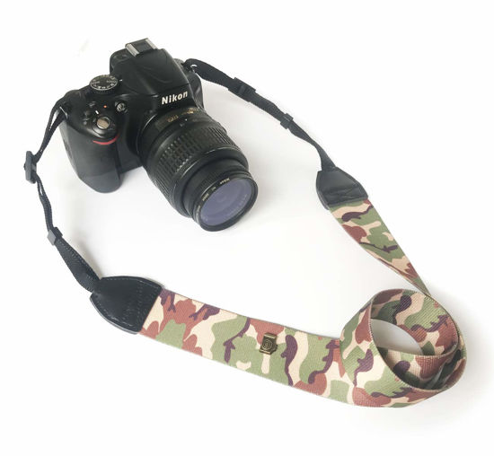 Picture of Alled Camera Strap Neck, Adjustable Vintage Soft Camera Straps Shoulder Belt for Women/Men,Camera Strap for Nikon/Canon/Sony/Olympus/Samsung/Pentax ETC DSLR/SLR