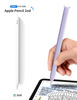 Picture of 2 Pack Cute Ear Case Silicone Skin Cover for Apple Pencil 2nd Generation Accessories Compatible with iPad Pro 11 12.9 inch,White&Purple