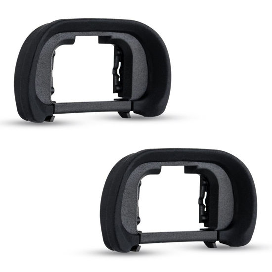 Picture of 2 Pack JJC FDA-EP18 Eyecup Eyepiece Eye Cup for Sony A7 A7II A7III A7R A7RII A7RIII A7RIV A7S A7SII A9 A99II A58 for Sony A7 A7 II A7 III A7R A7R II A7R III A7R IV A7S A7S II A99 II A58 Camera