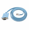 Picture of Cisco Console Cable 9-pin DB9 Female Serial RS232 Port to RJ45 Male Cat5 Ethernet LAN Rollover Console Cable Switch Cable Cisco(DB9P to RJ45 1.8M)