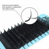 Picture of Classic Lash Extensions 0.15 D Curl 10mm Classic Eyelash Extensions D Curl Lash Extensions Silk Professional Salon Single lashes Higu Eyelash Extensions Supplies(0.15 D 10mm)