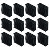 Picture of Antrader 12pcs Black Aluminum Cooler Radiator Heat Sink Heatsink 25 x 25 x 10mm