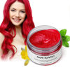 Picture of EFLY Natural Red Hair Wax, 4.23 oz-Disposable DIY Hairstyle Colors Hair Mud Cream Ash Fashion Hair Style Wax for Party Cosplay Easy to Clean (Red)