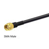 Picture of POBADY SMA Antenna Extension Cable SMA Male to SMA Male Pigtail Cable WLAN Antenna Cable RG58 6.5ft/2M for WiFi Wireless Network 2G 3G 4G Antenna Router GSM Bluetooth WLAN LAN