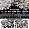 Picture of Flat Back Rhinestone Kits Colorful Rhinestones+Crystal AB&Transparent White Gems With Picker Pencil And Tweezer For Home DIY And Professional Nail Art