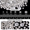 Picture of Flat Back Rhinestone Kits Colorful Rhinestones+Transparent White Gems With Picker Pencil And Tweezer For Home DIY And Professional Nail Art