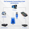 Picture of EC Buying USB 2.0 to Serial 9-Pin RS232 Serial Adapter, DB-9 USB to Serial RS232 Converter Cable, USB 9-Pin Serial Cable, Serial to USB Adapter Support Windows 7/8/10/11/32/64/XP/RS232 to USB