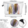 Picture of LOOMILOO Small Toiletry Bags for Women, Adorable Roomy Makeup Pouch Travel Water Resistant Cosmetic Purse Accessories Organizer Gift(Modern Abstract 55899)