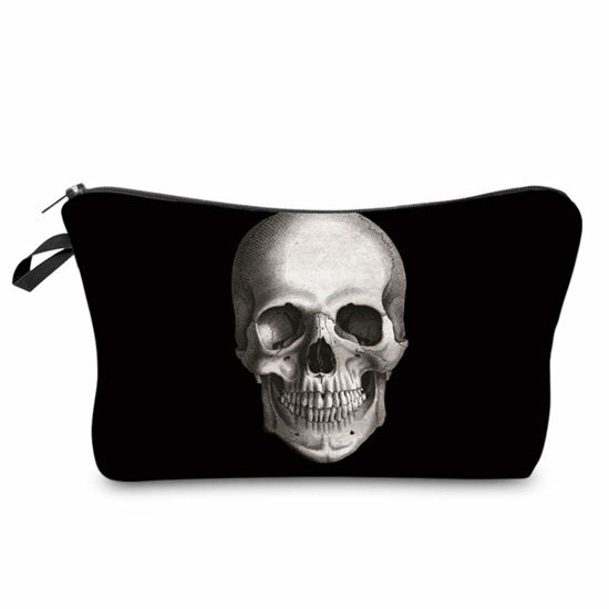 Picture of LOOMILOO Small Makeup Bag Black Skull Cosmetic Bags for Women Good Idea for Gift (hzb-42)