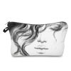 Picture of LOOMILOO Small Toiletry Bags for Women, Adorable Roomy Makeup Pouch Travel Water Resistant Cosmetic Purse Accessories Organizer Gift(Modern Abstract 55880)