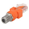 Picture of Coaxial to Ethernet Adapter, 2 Pack Coax RF F Female to RJ45 Male Converter UIInosoo for Line Tester