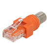 Picture of Coaxial to Ethernet Adapter, 2 Pack Coax RF F Female to RJ45 Male Converter UIInosoo for Line Tester