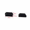 Picture of Futheda 16PCS Universal Silicone HDMI Female Port Interface Plug Anti Dust Cover Cap Protector Compatible with Laptop Computer Tablet Desktop TV Black