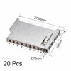 Picture of uxcell SD Memory Card Socket Short Body 11 Pin PCB Mount Connector 20pcs