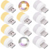 Picture of 10PCS USB Night Light,Upgraded USB Plug-in LED Night Light for Kids Bedroom Hallway Kitchen,Nursery Dorm Soft Light Night USB Mini Compact Night Light