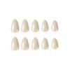 Picture of 24 Pcs Press on Nails Medium, Sunjasmine Almond Fake Nails, Acrylic False Nails with Nail Glue on Nails for Women (Almond Nude)