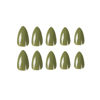 Picture of 24 Pcs Press on Nails Medium, Sunjasmine Almond Fake Nails, Acrylic False Nails with Nail Glue on Nails for Women (Almond Olive Green)