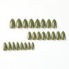 Picture of 24 Pcs Press on Nails Medium, Sunjasmine Almond Fake Nails, Acrylic False Nails with Nail Glue on Nails for Women (Almond Olive Green)