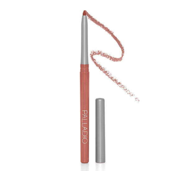 Picture of Palladio Retractable Waterproof Lip Liner High Pigmented and Creamy Color Slim Twist Up Smudge Proof Formula with Long Lasting All Day Wear No Sharpener Required, Nearly Nude