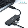 Picture of BENFEI USB Type-A/Type-C Hub with 4 USB 3.0 Ports Compatible for MacBook, Mac Pro, Mac Mini, iMac, Surface Pro, XPS, PC, Flash Drive, Mobile HDD