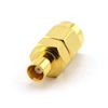 Picture of DGZZI 2-Pack RF Coaxial Adapter SMA to MCX Coax Jack Connector SMA Male to MCX Female