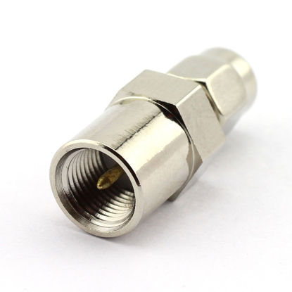 Picture of DGZZI 2-Pack FME Male to SMA Male RF Coaxial Adapter FME to SMA Coax Jack Connector