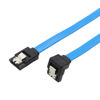 Picture of Mcsher 20 Inch SATA III 6GB/s Data Cable with Locking Latch and 90-Degree Plug 3 Pack