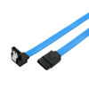 Picture of Mcsher 20 Inch SATA III 6GB/s Data Cable with Locking Latch and 90-Degree Plug 3 Pack