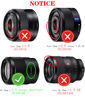 Picture of 55mm Lens Cap Cover for Sigma 56mm f/1.4 DC DN,18-50mm F2.8 DC DN,Sony FE 35mm F1.8, T* E 16-70mm f/4 ZA OSS,FE 28-70mm f/3.5-5.6 OSS Kit Lens 55mm Filter Thread [2 Pack]