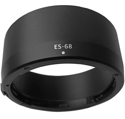 Picture of 50mm Lens Hood for Canon EF 50mm f/1.8 (Not for 1.4) STM,ES-68 Lens Hood,HUIPUXIANG Compatible with 49mm Filters and 49mm Lens Cap