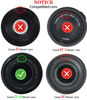 Picture of Body Cap + Rear Lens Cap Cover for Canon EOS M50 Mark II M5 M6 Mark II M200 M100 M10 M3 M2 M and More Canon EF-M Mount Mirrorless Camera and Lens,HUIPUXIANG [2 Pack]