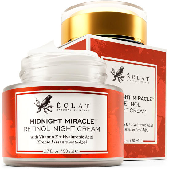 Picture of Anti Wrinkle Retinol Cream for Face - Anti Aging Cream w/Vitamin A Cream for Face - Retinol Moisturizer-Night Cream with Retinol and Hyaluronic Acid Face Moisturizer-Organic Retinol Cream