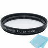 Picture of 43mm UV Filter for Canon RF 50mm F1.8 STM, RF 16mm F2.8 STM, EF-M 22mm f2 STM, Fujifilm XF 30mm f/2.8 Lens