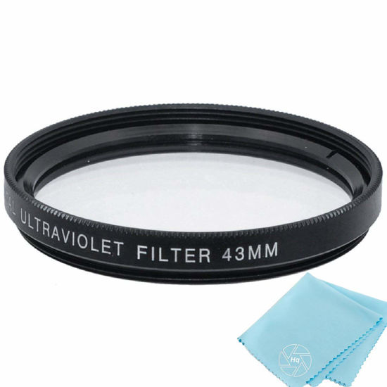 Picture of 43mm UV Filter for Canon RF 50mm F1.8 STM, RF 16mm F2.8 STM, EF-M 22mm f2 STM, Fujifilm XF 30mm f/2.8 Lens