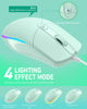 Picture of KKUOD Wired Mouse with Ergonomic Design Reduces Hand Fatigue Muscle Strain, Silent USB Computer Mouse, 1600 DPI Office and Home Mice (Green, Wired)