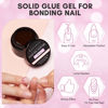 Picture of Makartt Solid Nail Gel Glue for Soft Gel Nail Tips Cherice Solid Nail Glue Gel for Press On Nails Acrylic Fake Nails Solid Builder Gel for Nail Strengthen Nail Art DIY Home Salon 15ML UV Light Cured