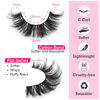 Picture of Fluffy Wispy False Eyelashes 15mm Natural Eyelashes Look Lashes that Look Like Extensions 3D Strips Lashes by Focipeysa