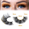 Picture of Fluffy Lashes Natural Look False Eyelashes Wispy Faux Mink Eyelashes Fluttery Lash Look like Lash Extensions 17mm by Focipeysa