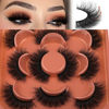 Picture of Fluffy Lashes Natural Wispy Eyelashes Full Volume Mink Lashes 14mm Short Faux Mink Lashes Multipack by Focipeysa