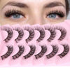 Picture of Lashes Natural Look Fasle Eyelashes 15mm Wispy Lashes D Curl Faux Mink Eyelashes 3D Natural Strip Lashes Multipack by Focipeysa